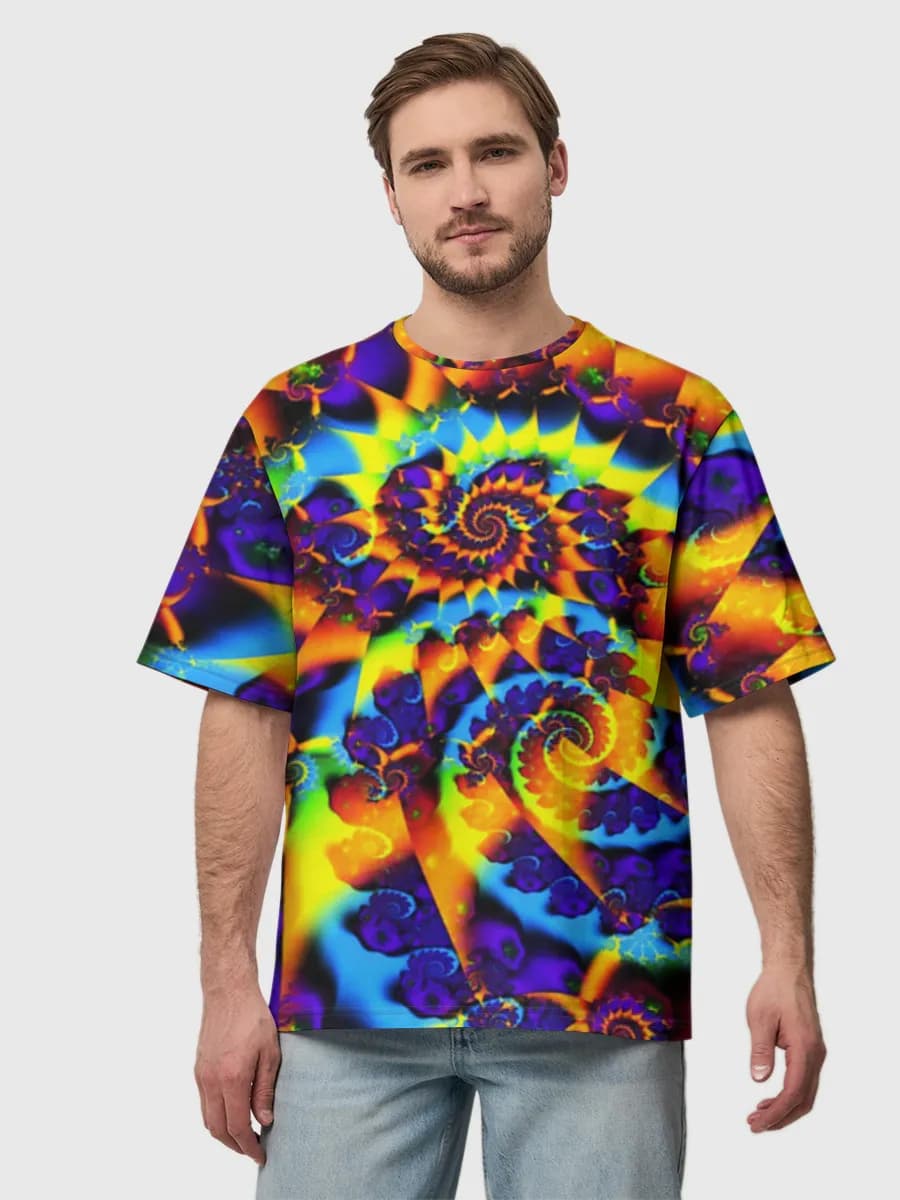 Men's oversized cotton T-shirt