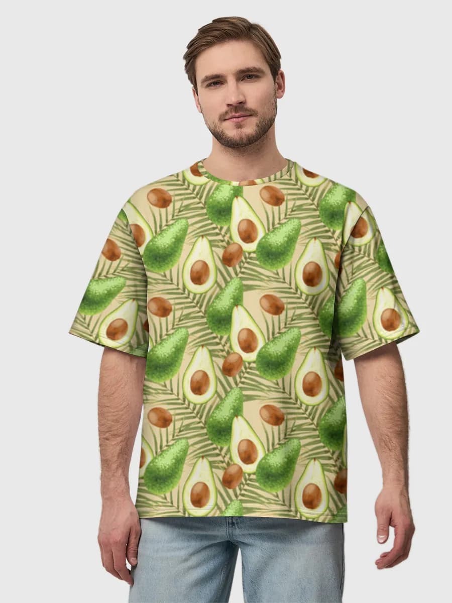 Men's oversized cotton T-shirt