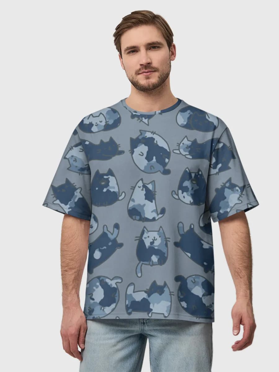 Men's oversized cotton T-shirt