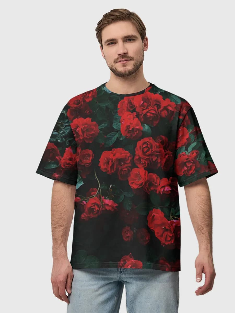 Men's oversized cotton T-shirt