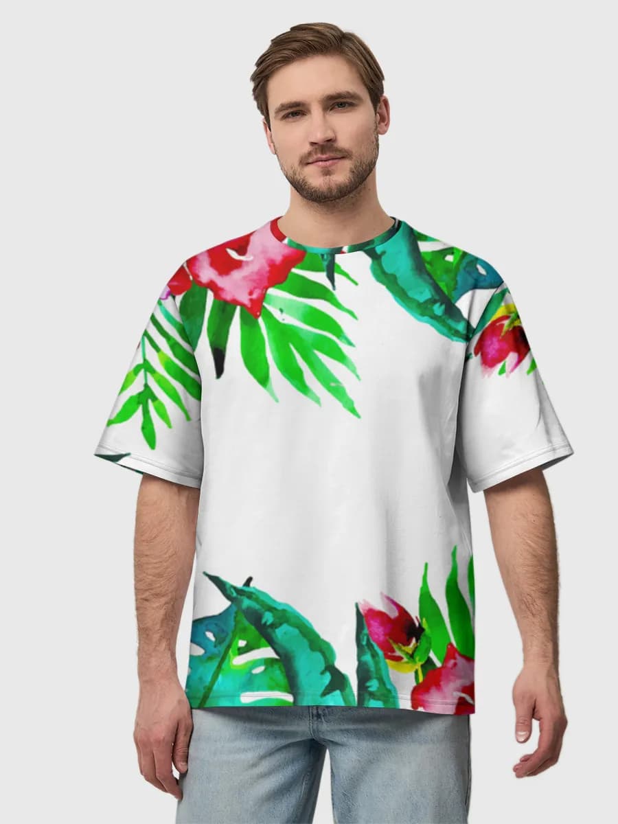 Men's oversized cotton T-shirt