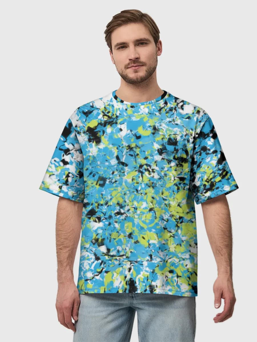 Men's oversized cotton T-shirt