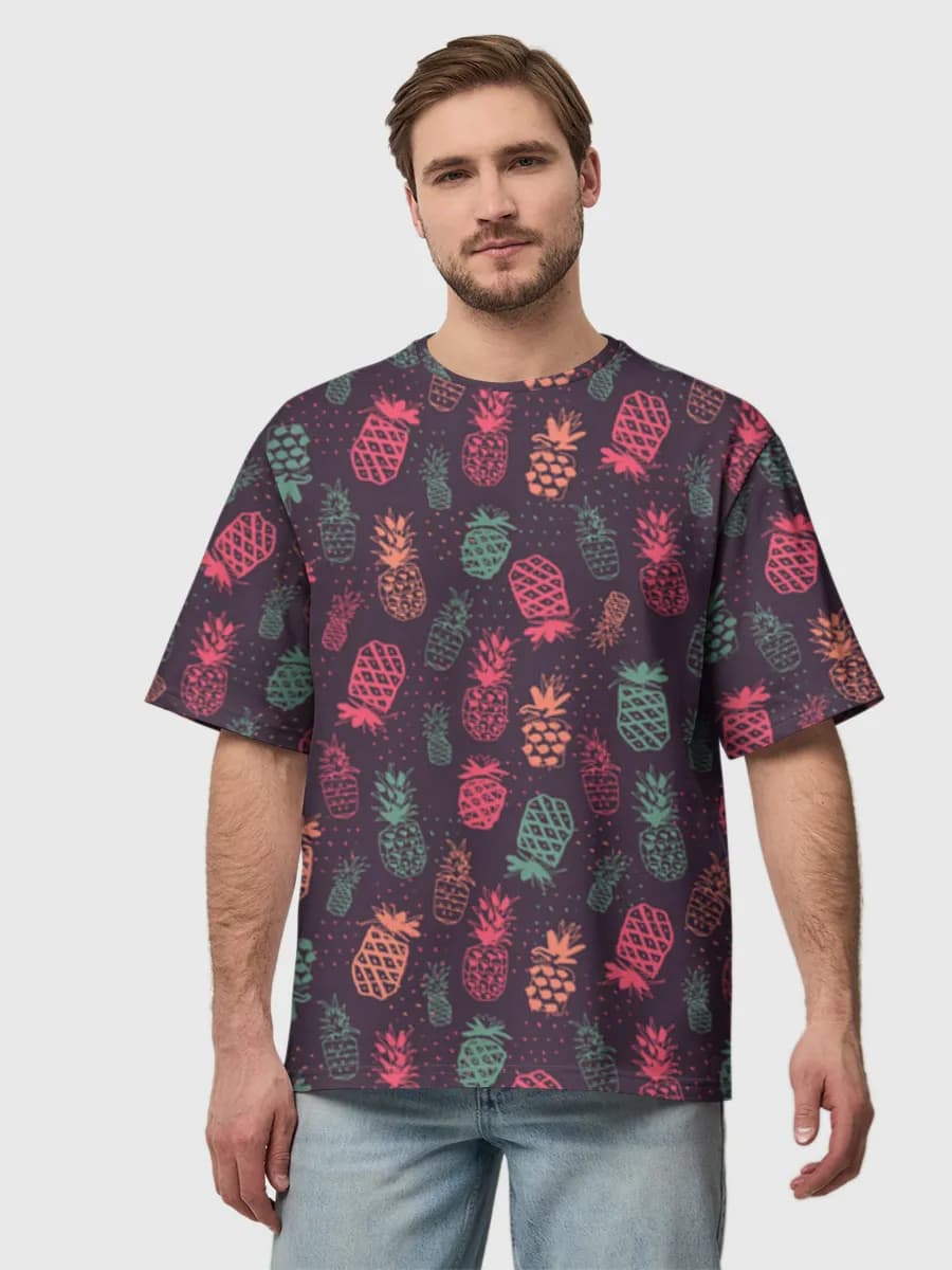 Men's oversized cotton T-shirt