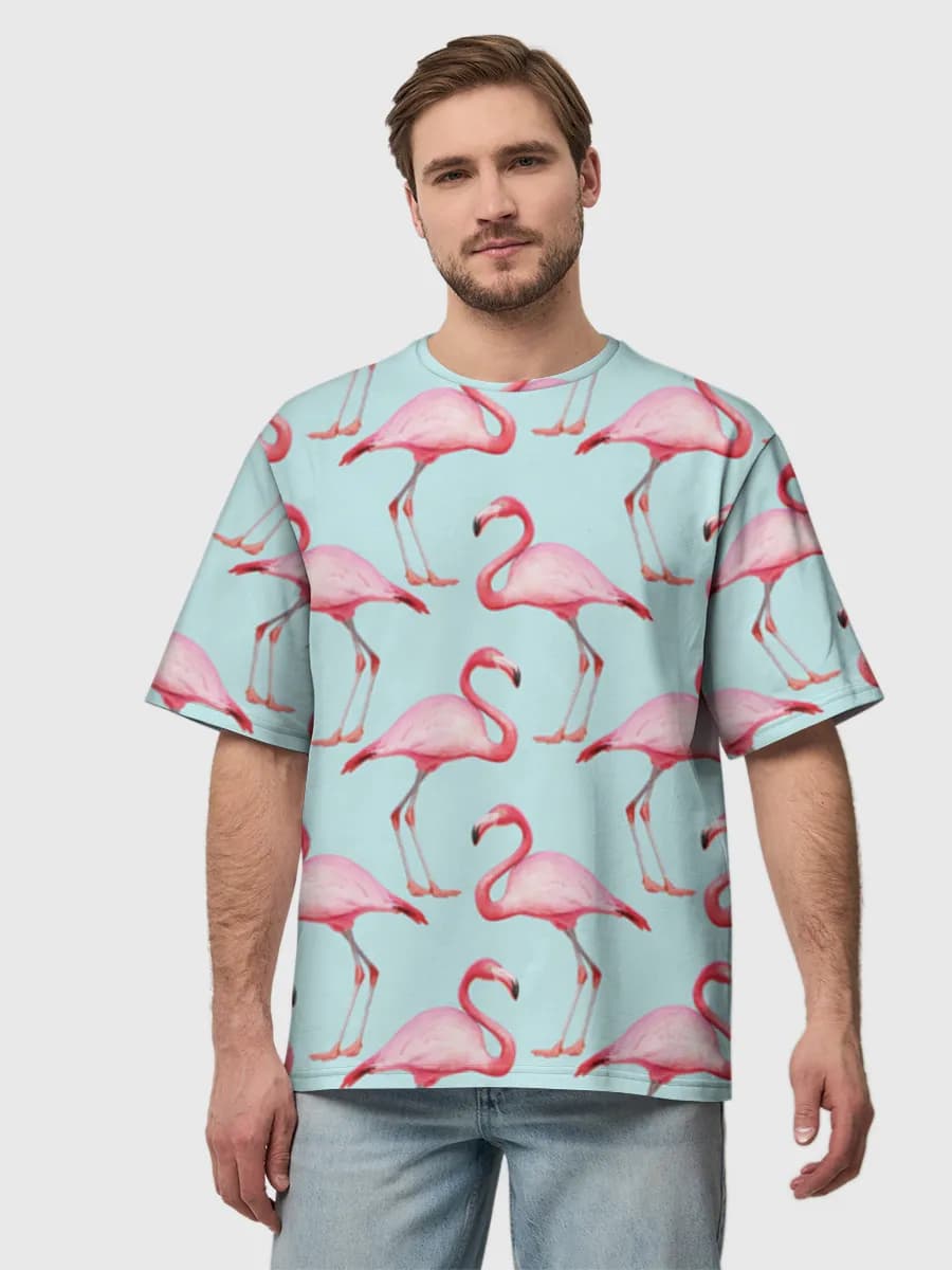 Men's oversized cotton T-shirt