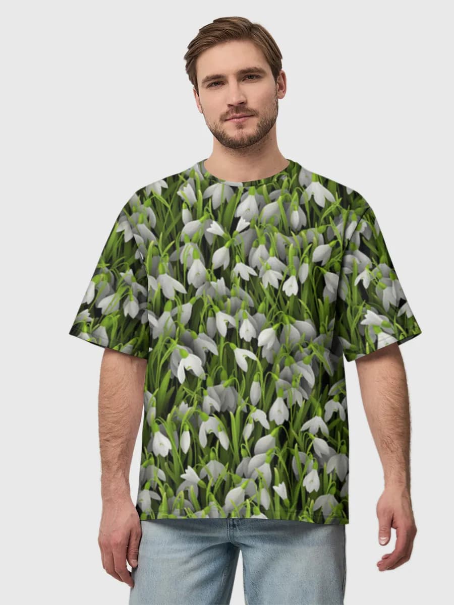 Men's oversized cotton T-shirt