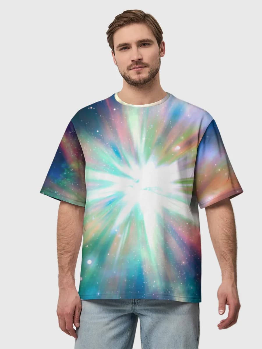 Men's oversized cotton T-shirt
