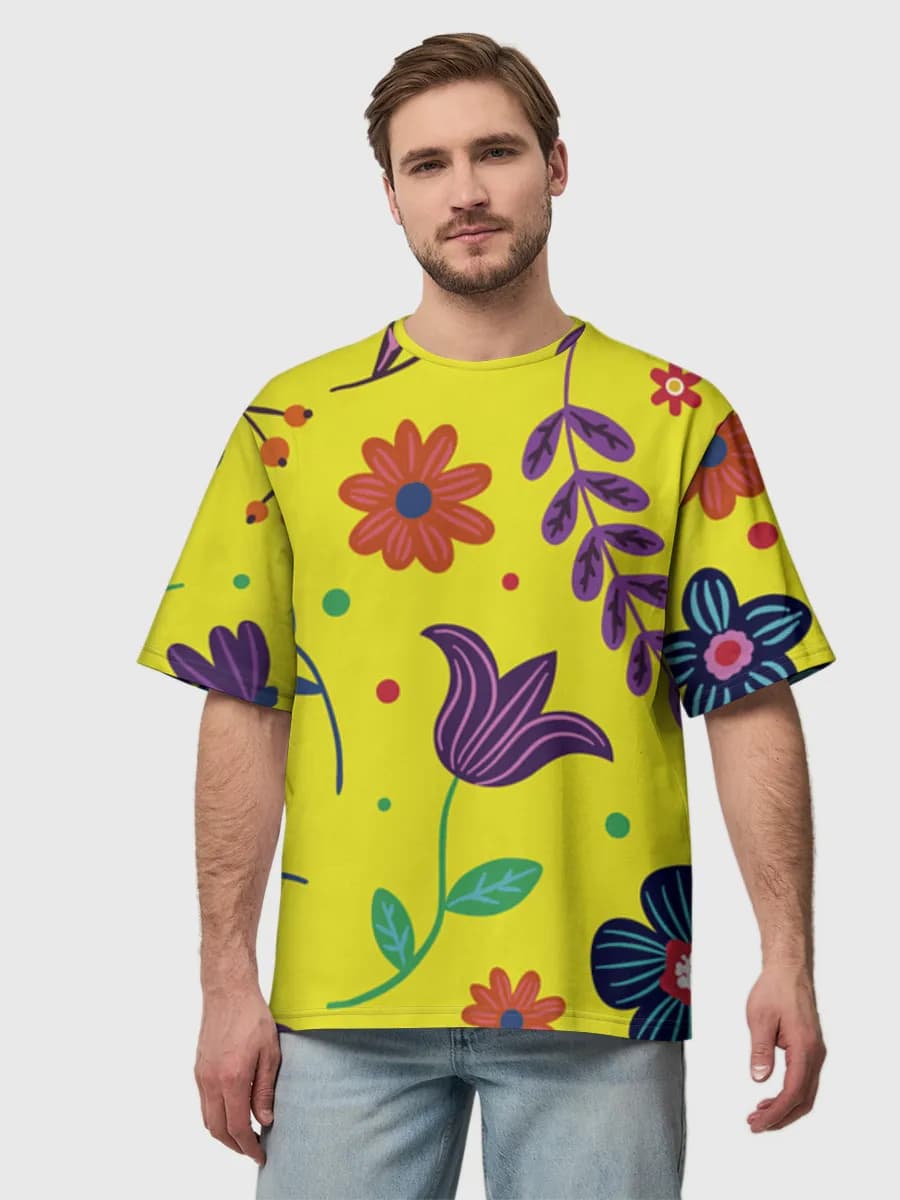 Men's oversized cotton T-shirt