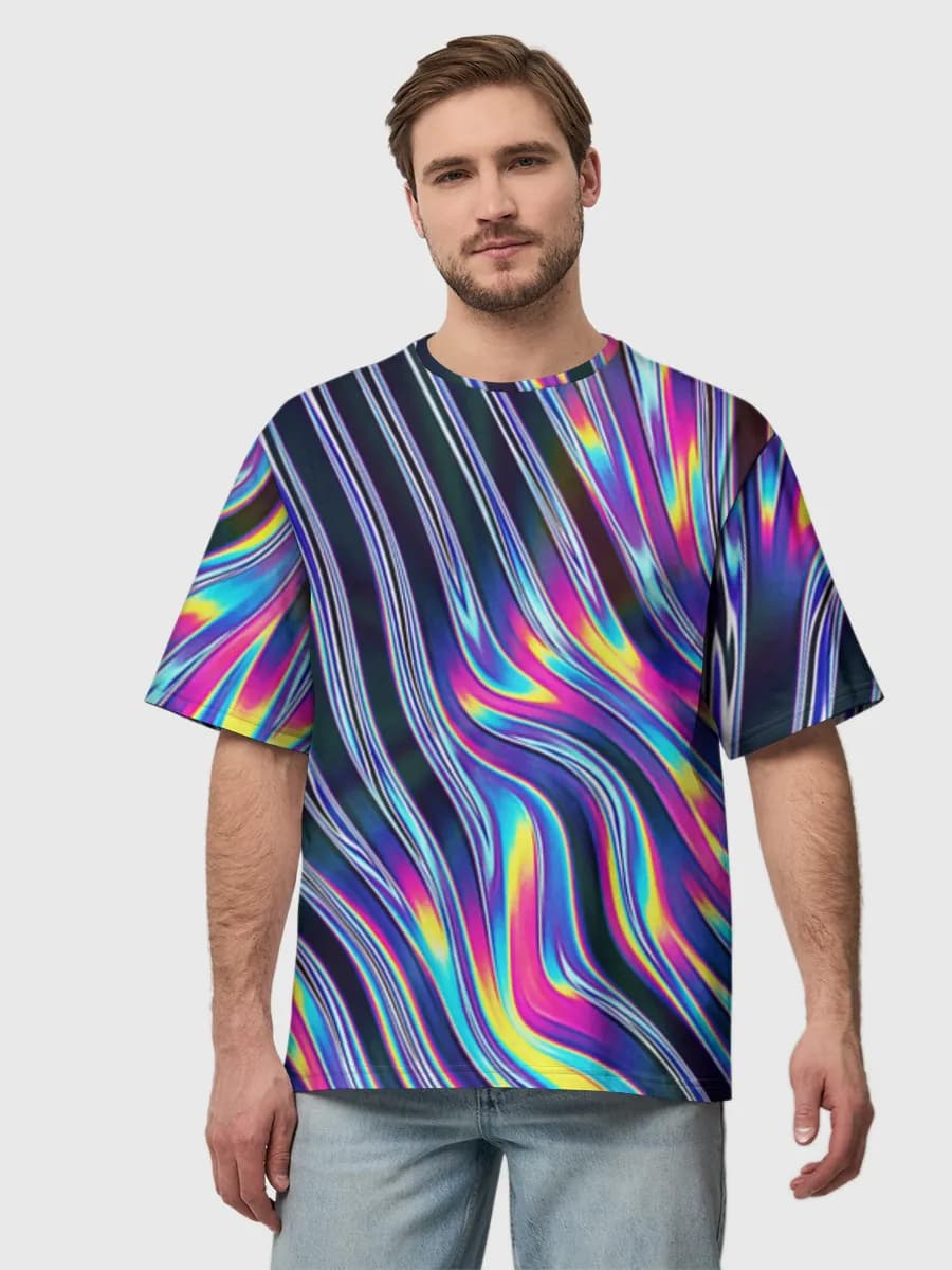Men's oversized cotton T-shirt
