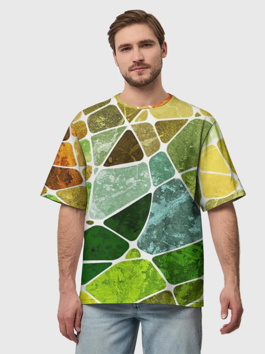 Men's oversized cotton T-shirt