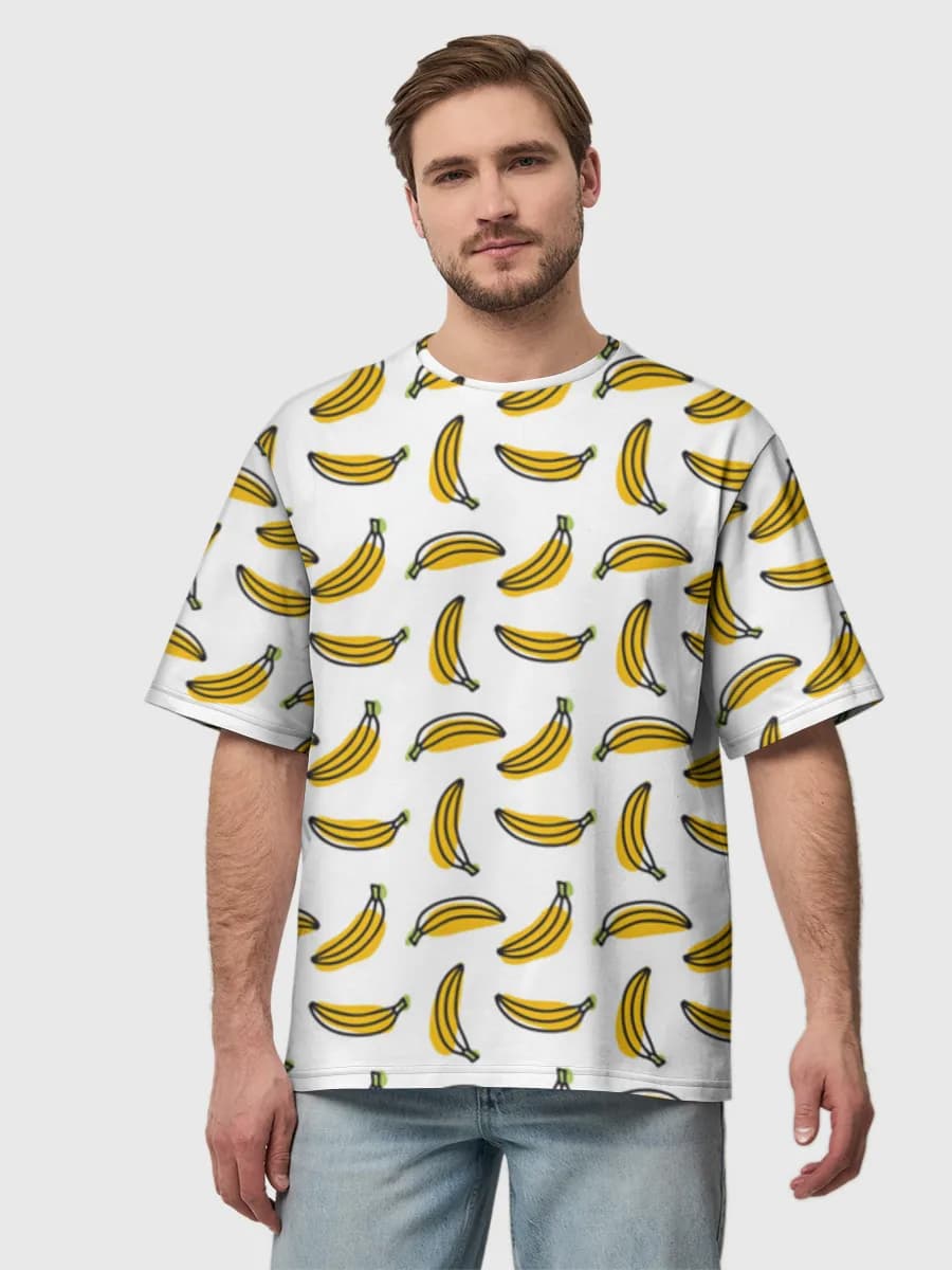 Men's oversized cotton T-shirt