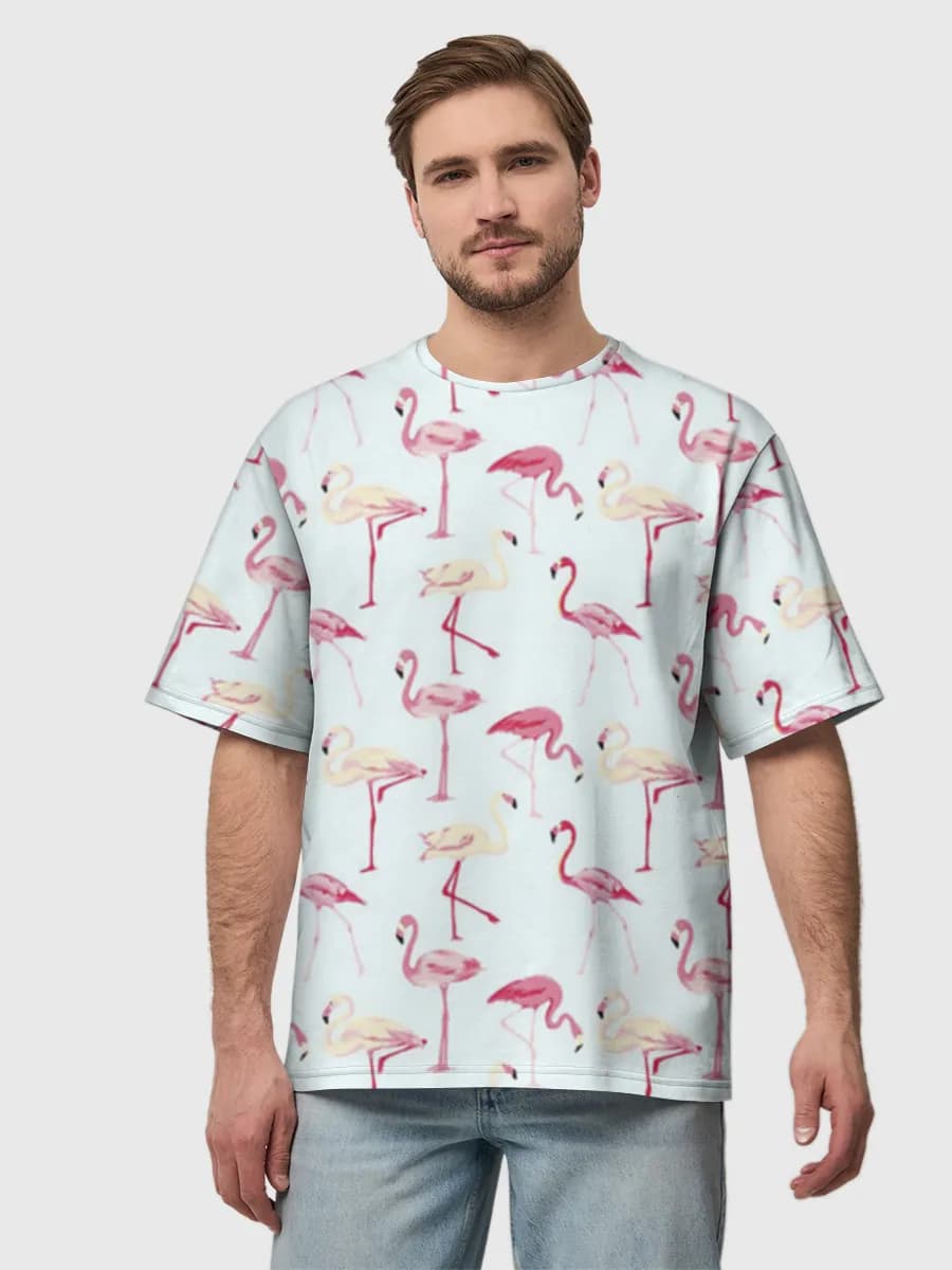 Men's oversized cotton T-shirt
