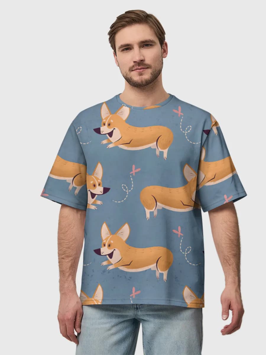 Men's oversized cotton T-shirt
