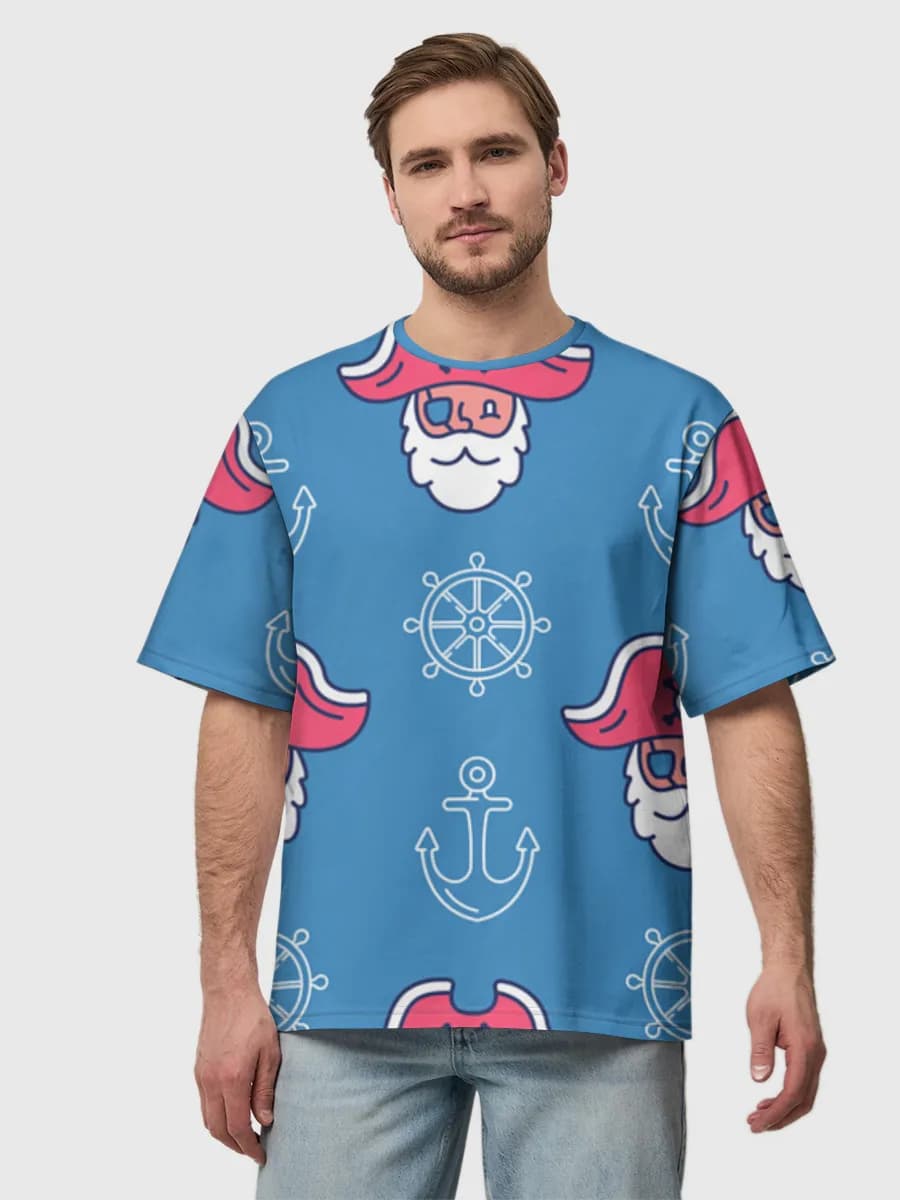 Men's oversized cotton T-shirt