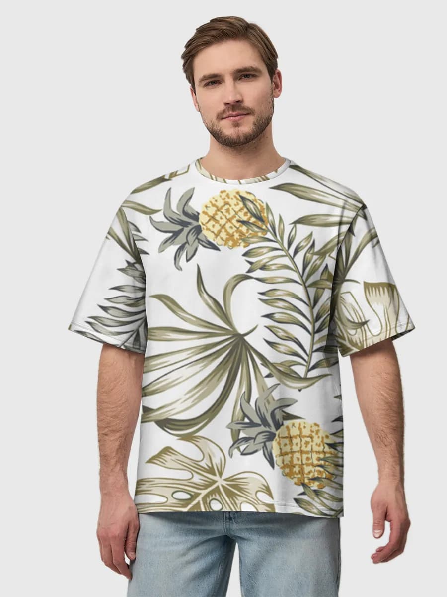 Men's oversized cotton T-shirt
