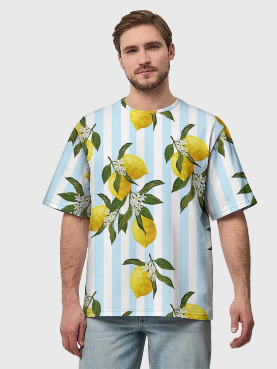 Men's oversized cotton T-shirt