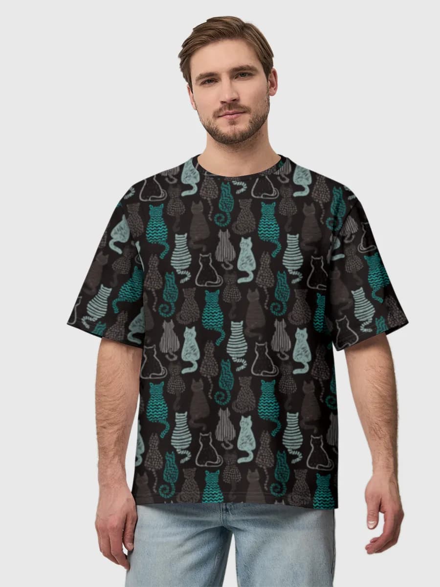 Men's oversized cotton T-shirt