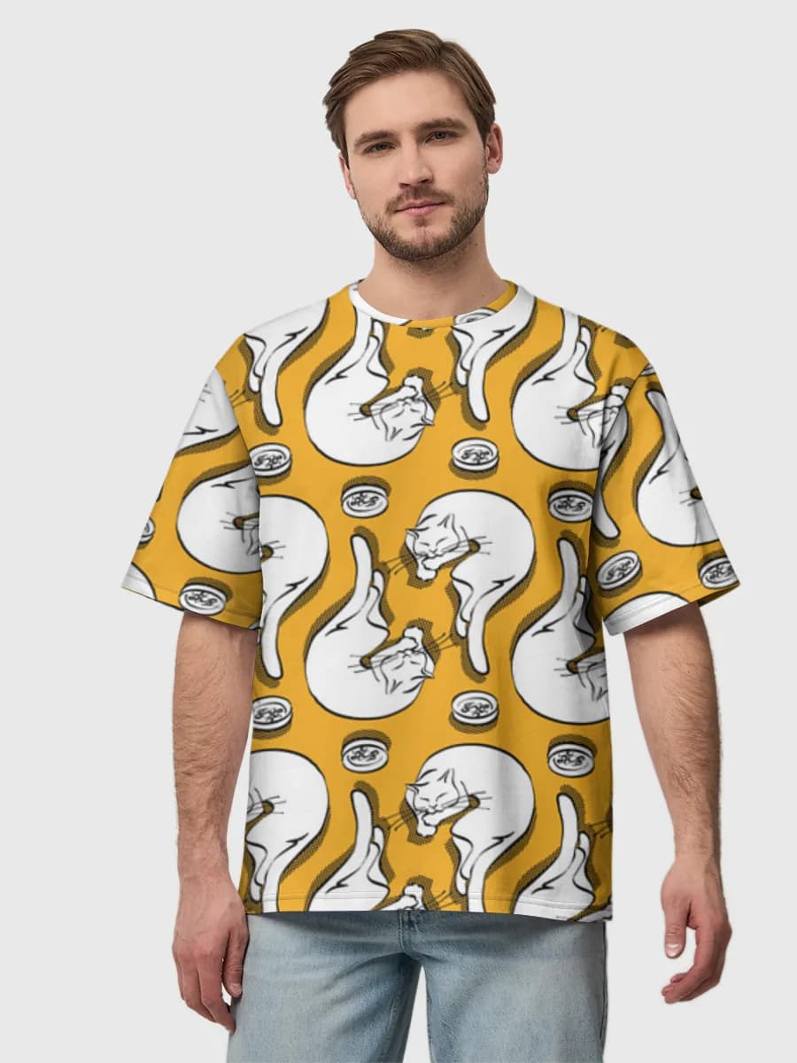Men's oversized cotton T-shirt