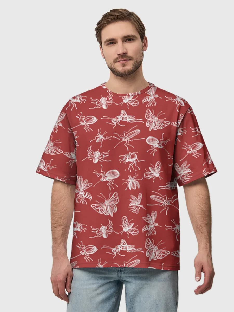 Men's oversized cotton T-shirt