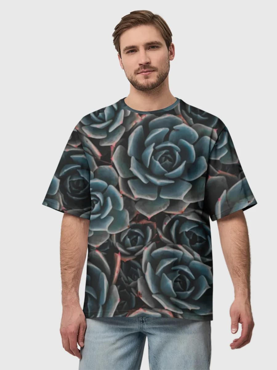 Men's oversized cotton T-shirt