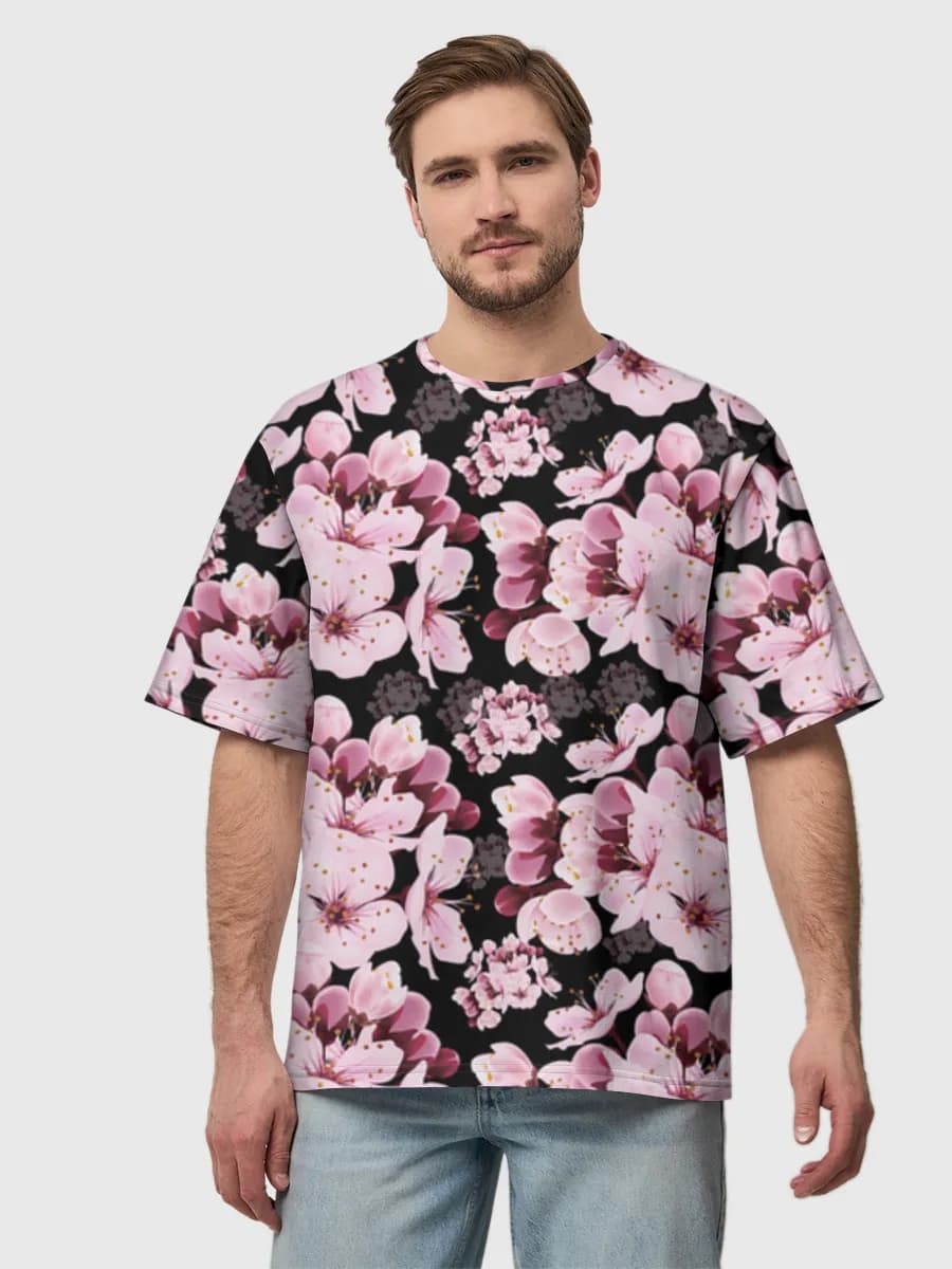 Men's oversized cotton T-shirt
