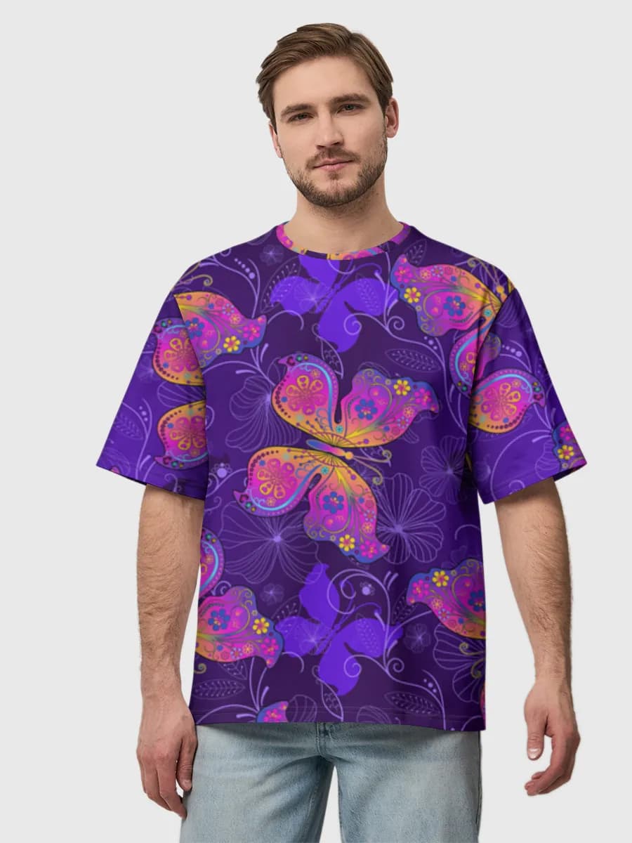 Men's oversized cotton T-shirt