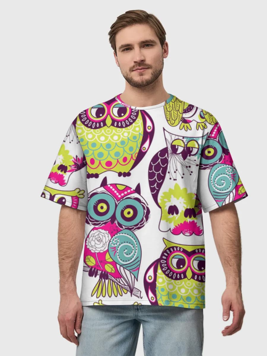 Men's oversized cotton T-shirt