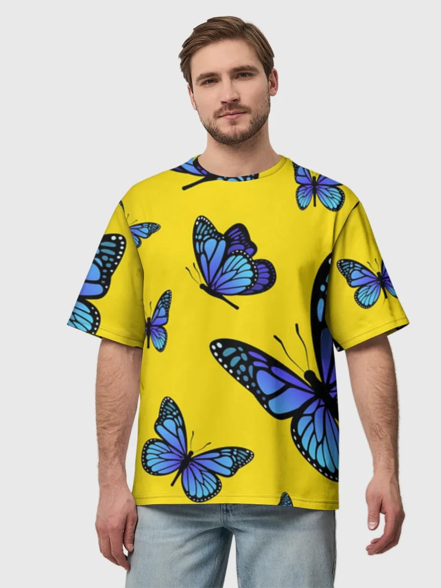 Men's oversized cotton T-shirt