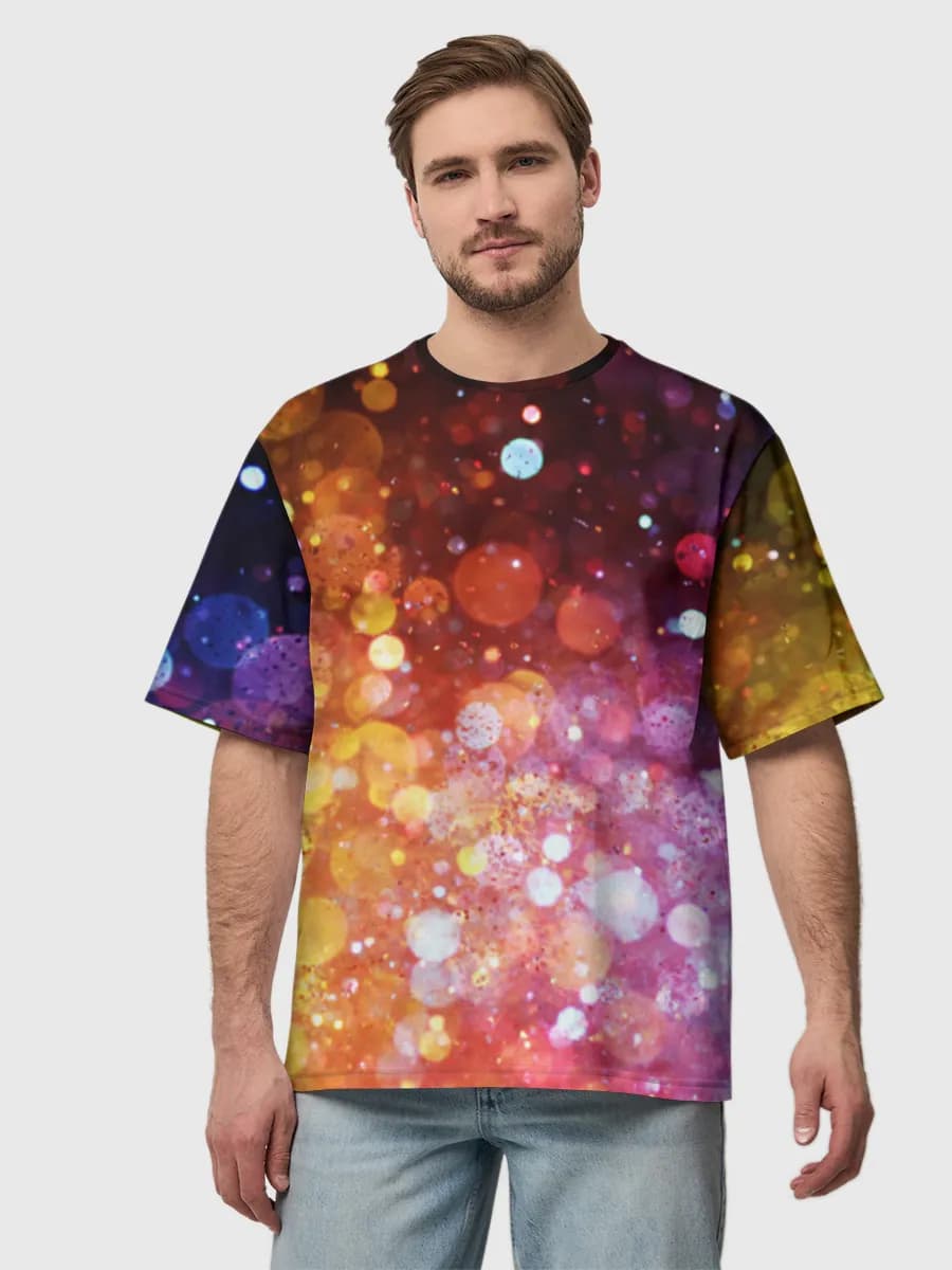 Men's oversized cotton T-shirt