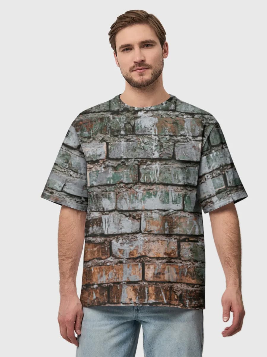 Men's oversized cotton T-shirt