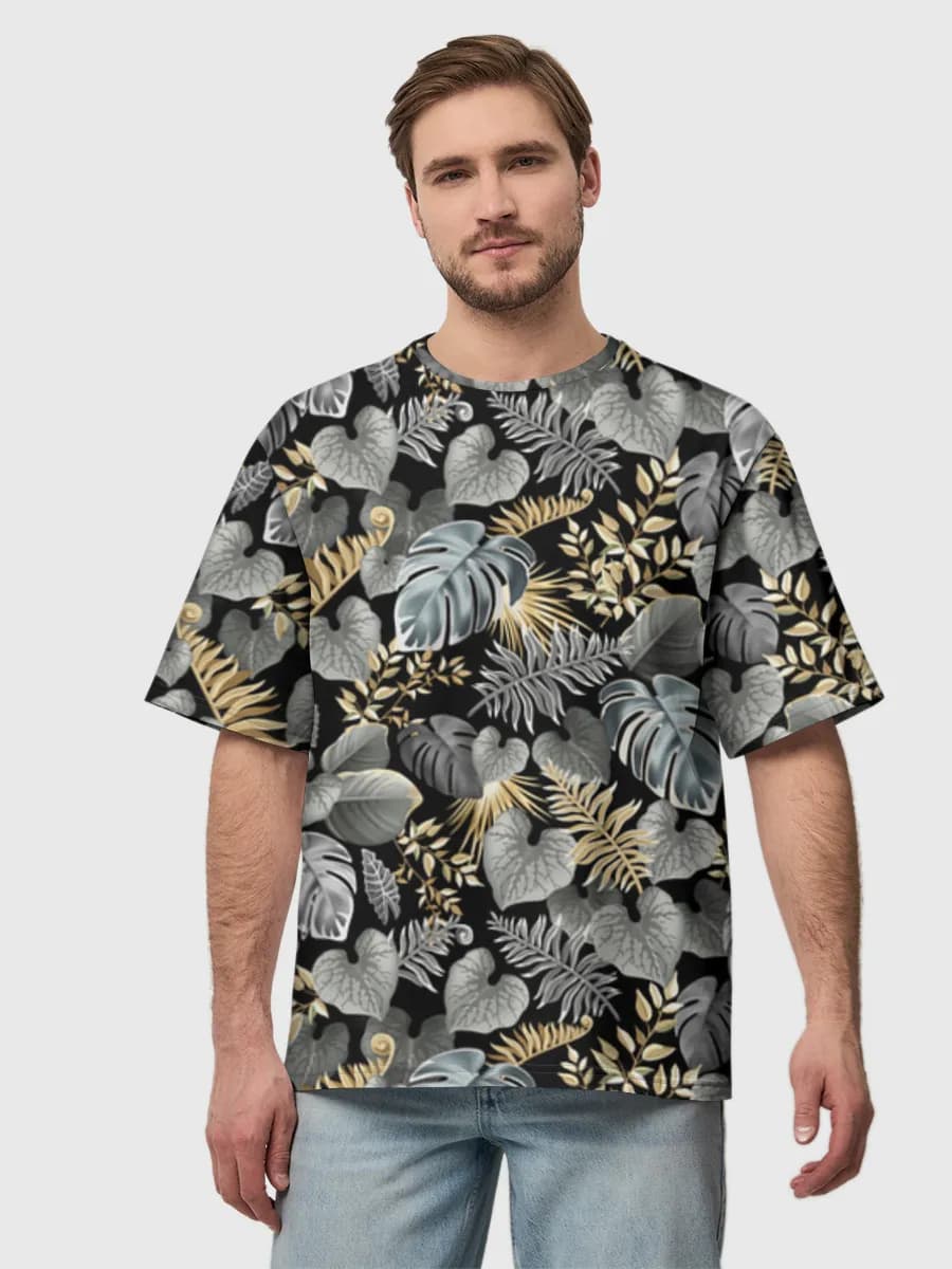 Men's oversized cotton T-shirt