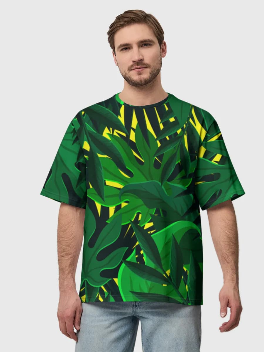 Men's oversized cotton T-shirt