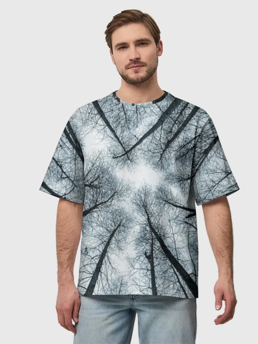 Men's oversized cotton T-shirt
