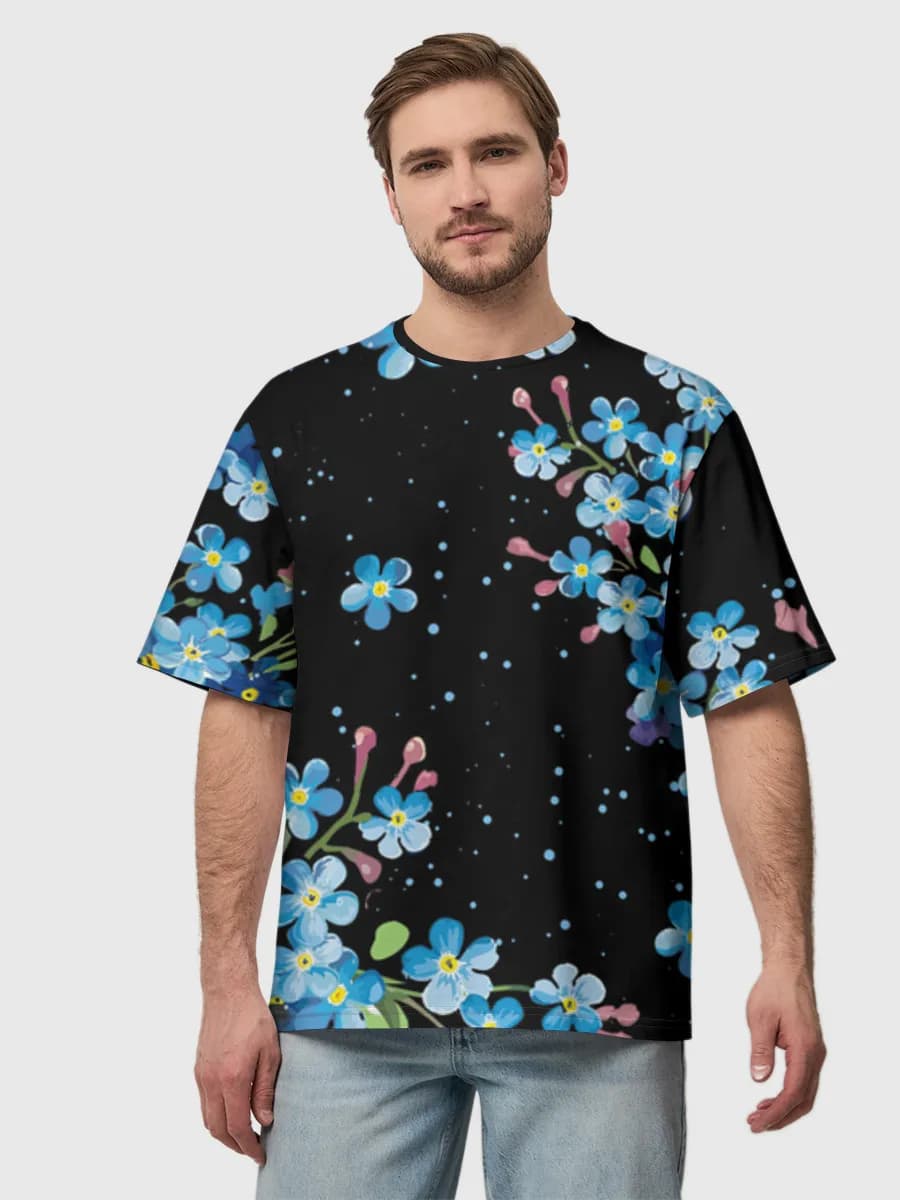 Men's oversized cotton T-shirt