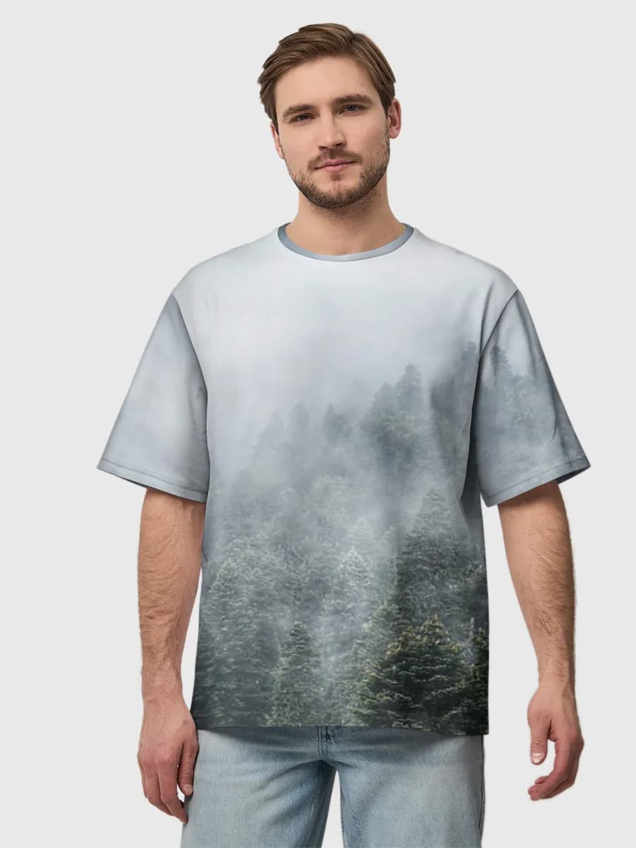 Men's oversized cotton T-shirt