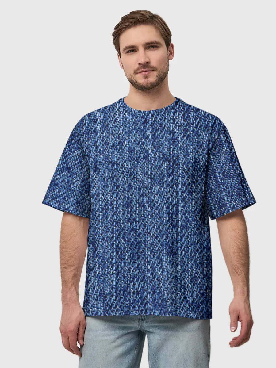 Men's oversized cotton T-shirt