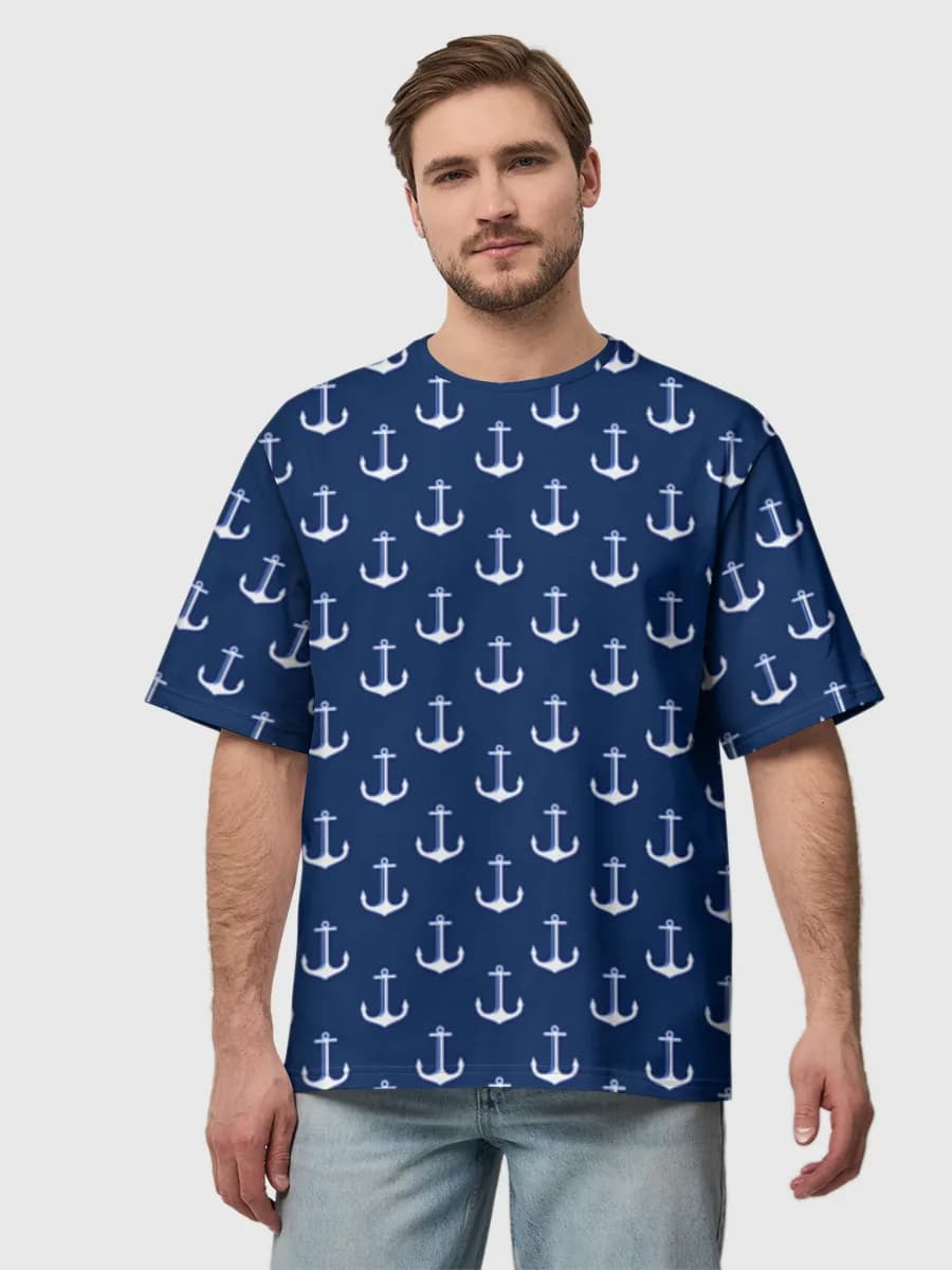 Men's oversized cotton T-shirt