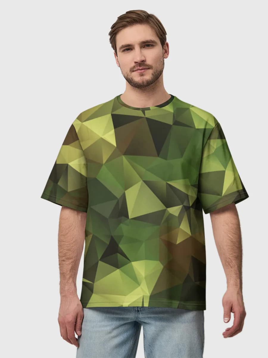 Men's oversized cotton T-shirt