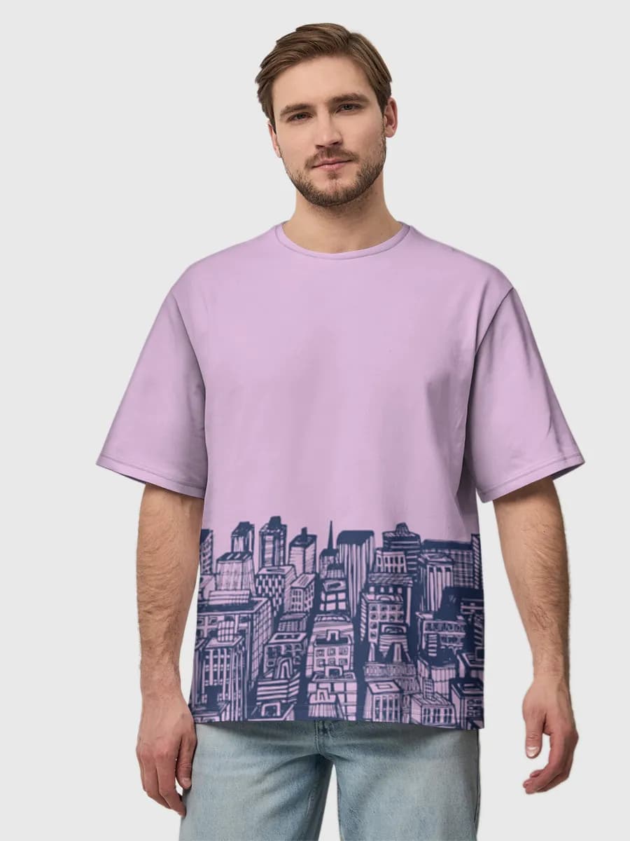 Men's oversized cotton T-shirt
