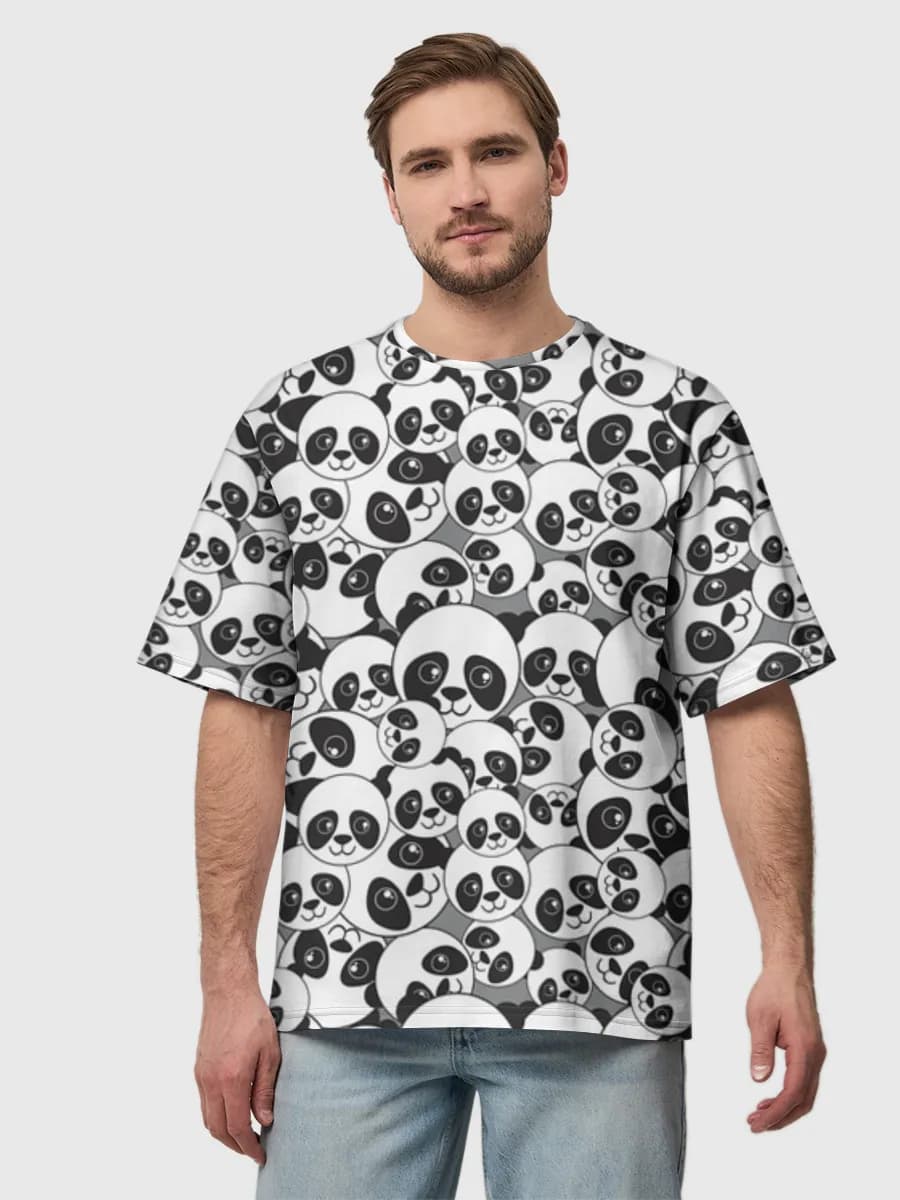 Men's oversized cotton T-shirt