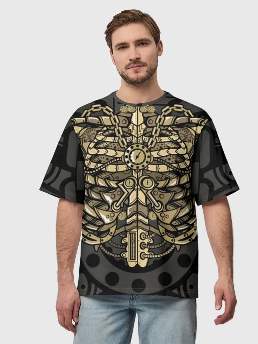 Men's oversized cotton T-shirt