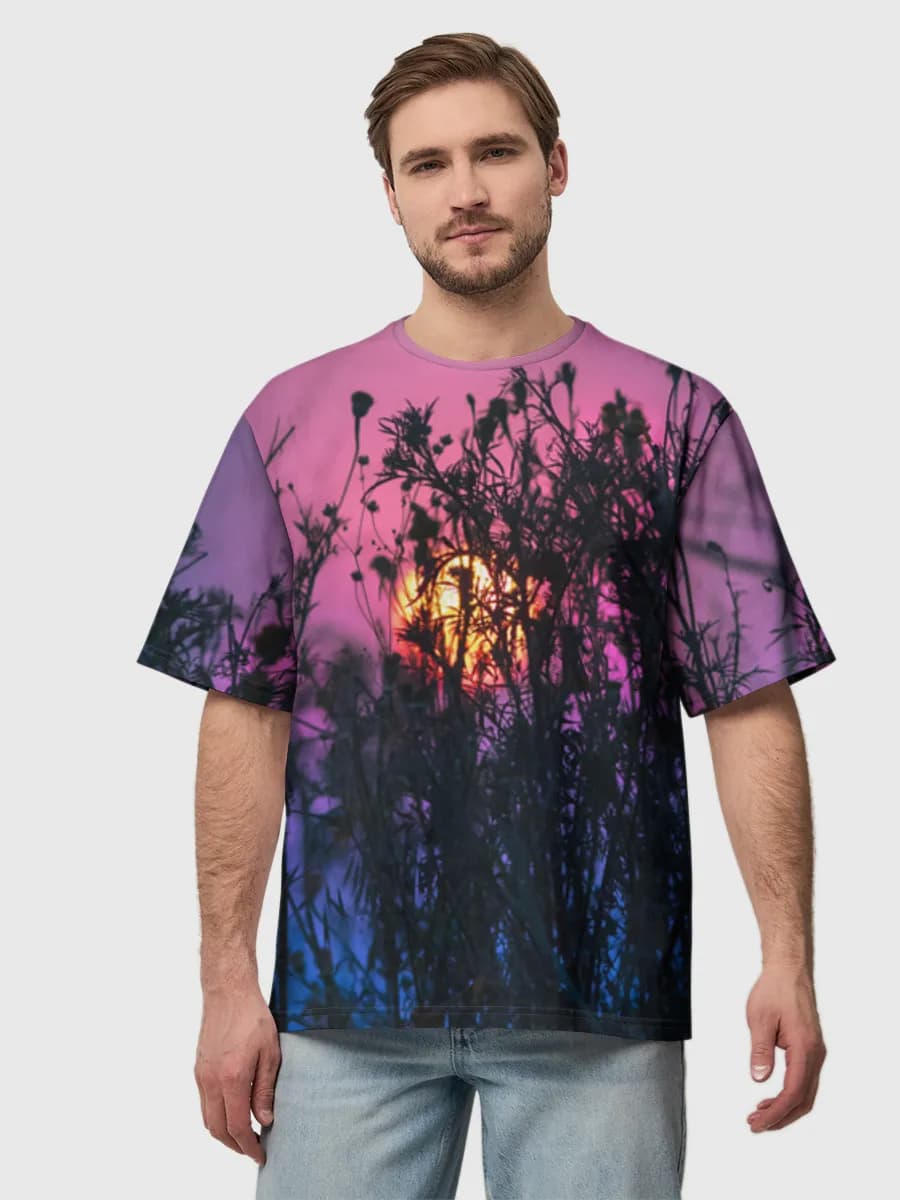 Men's oversized cotton T-shirt
