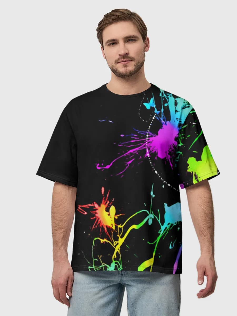 Men's oversized cotton T-shirt