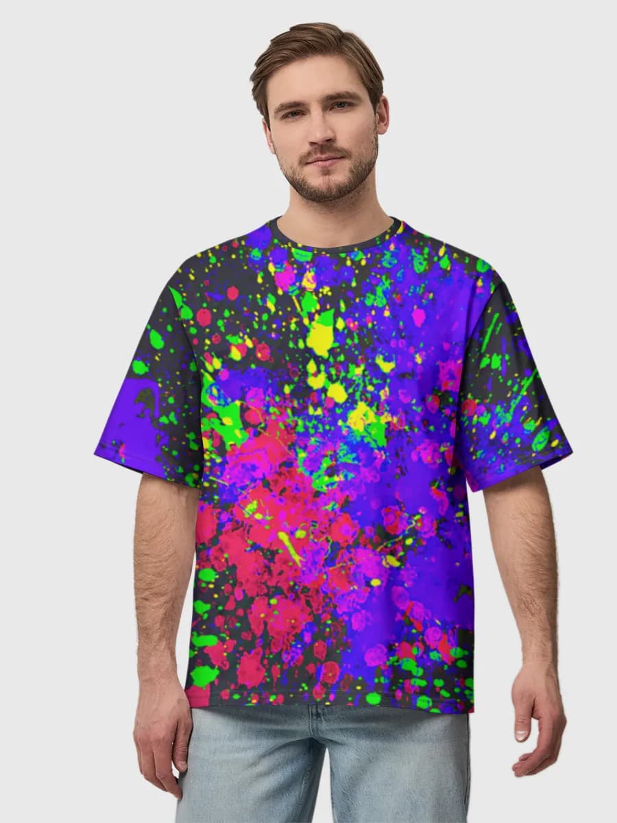 Men's oversized cotton T-shirt