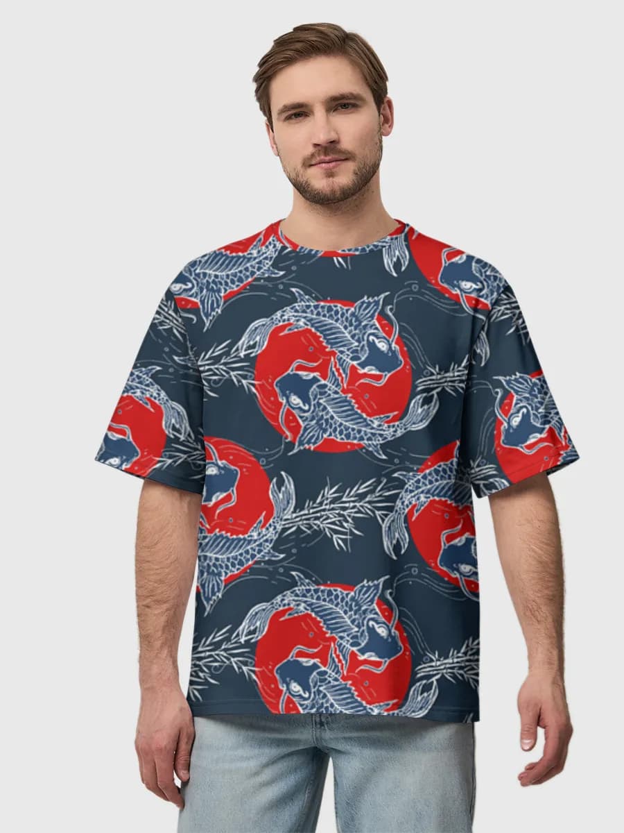 Men's oversized cotton T-shirt
