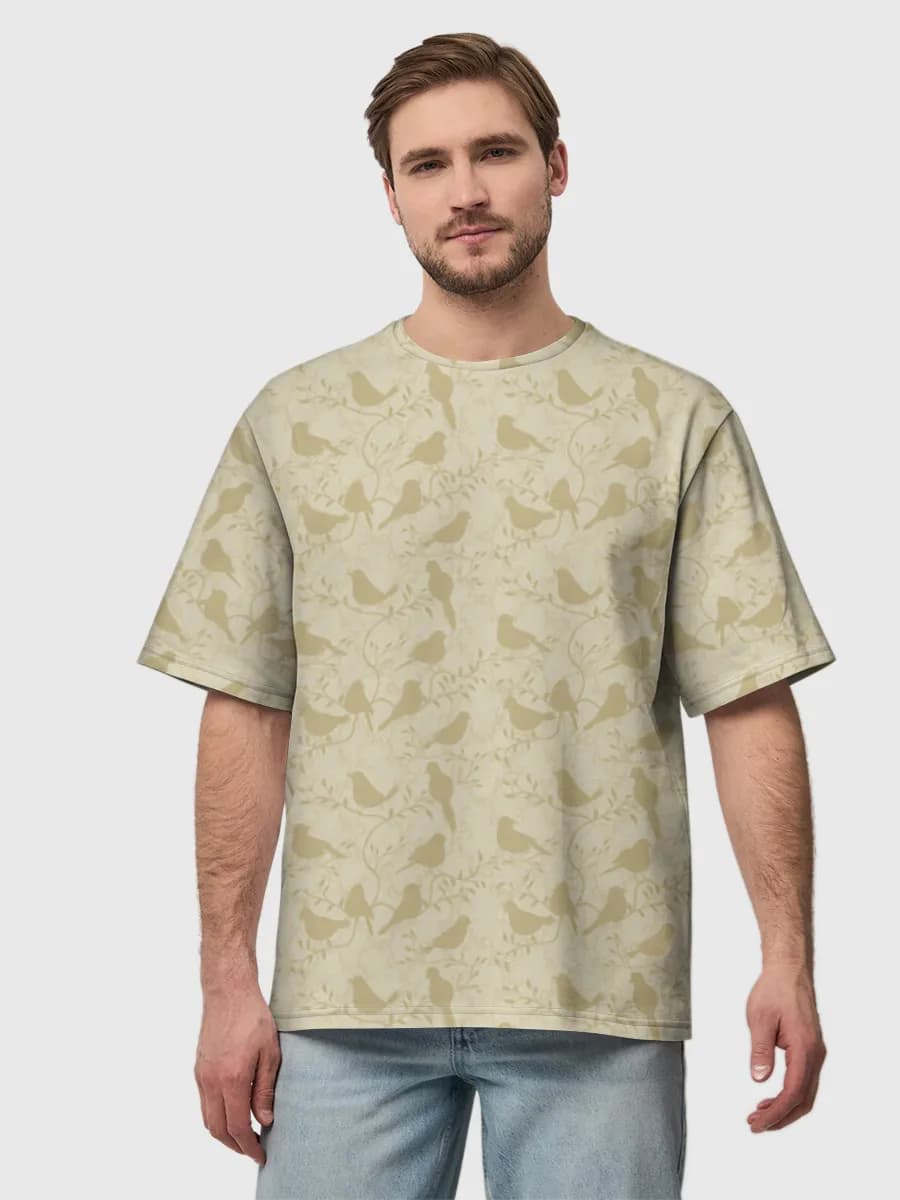 Men's oversized cotton T-shirt
