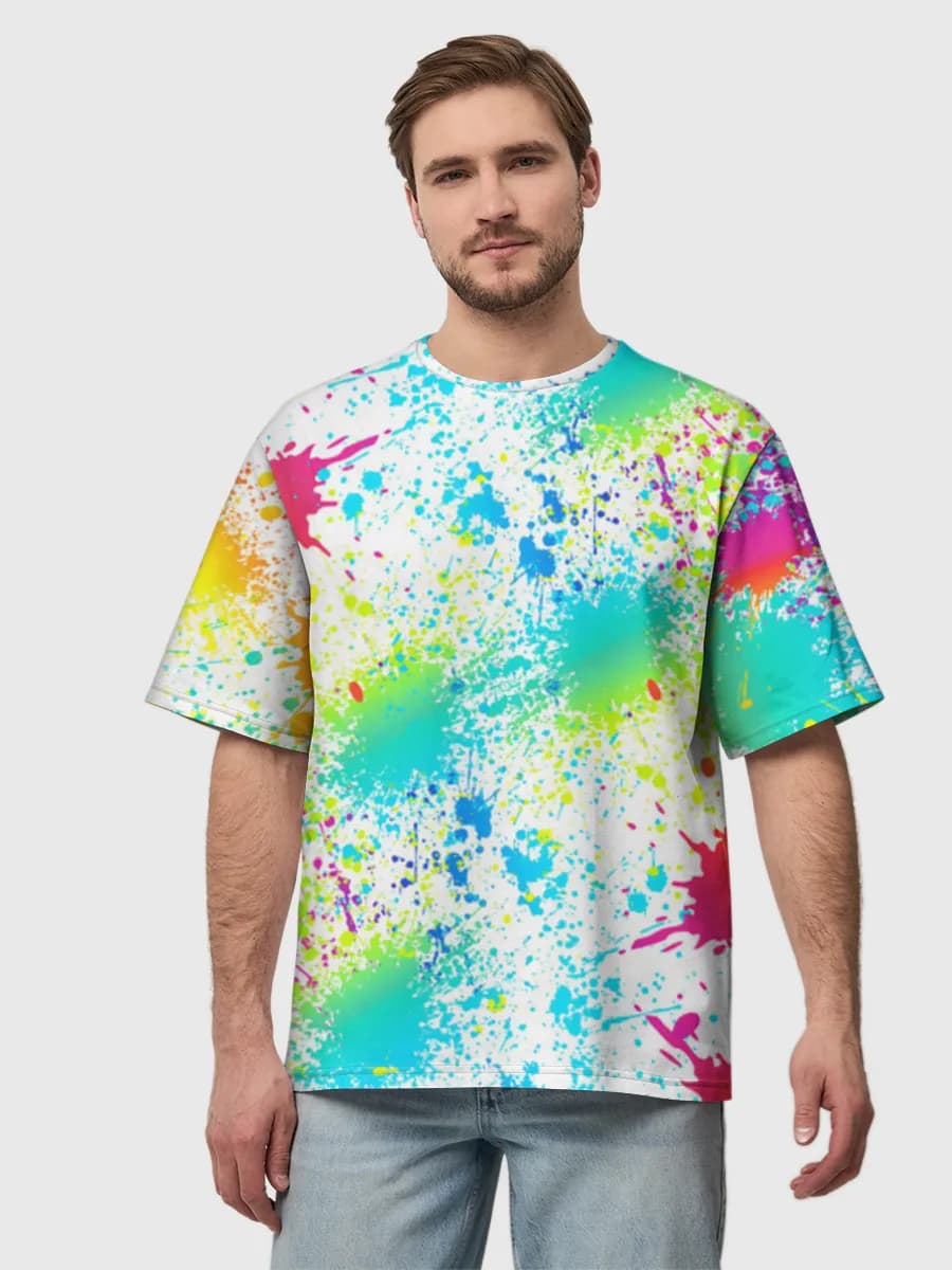Men's oversized cotton T-shirt