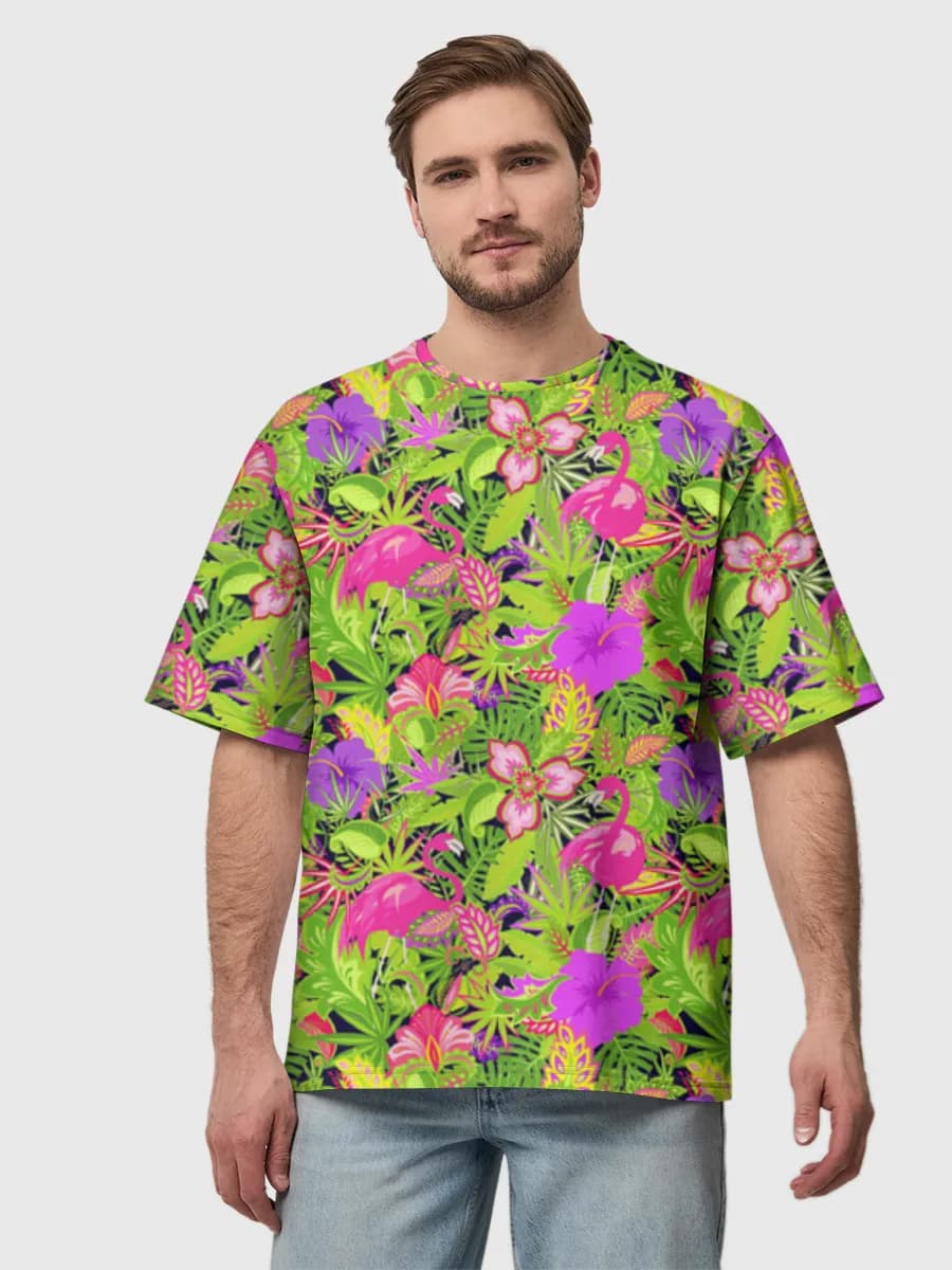 Men's oversized cotton T-shirt