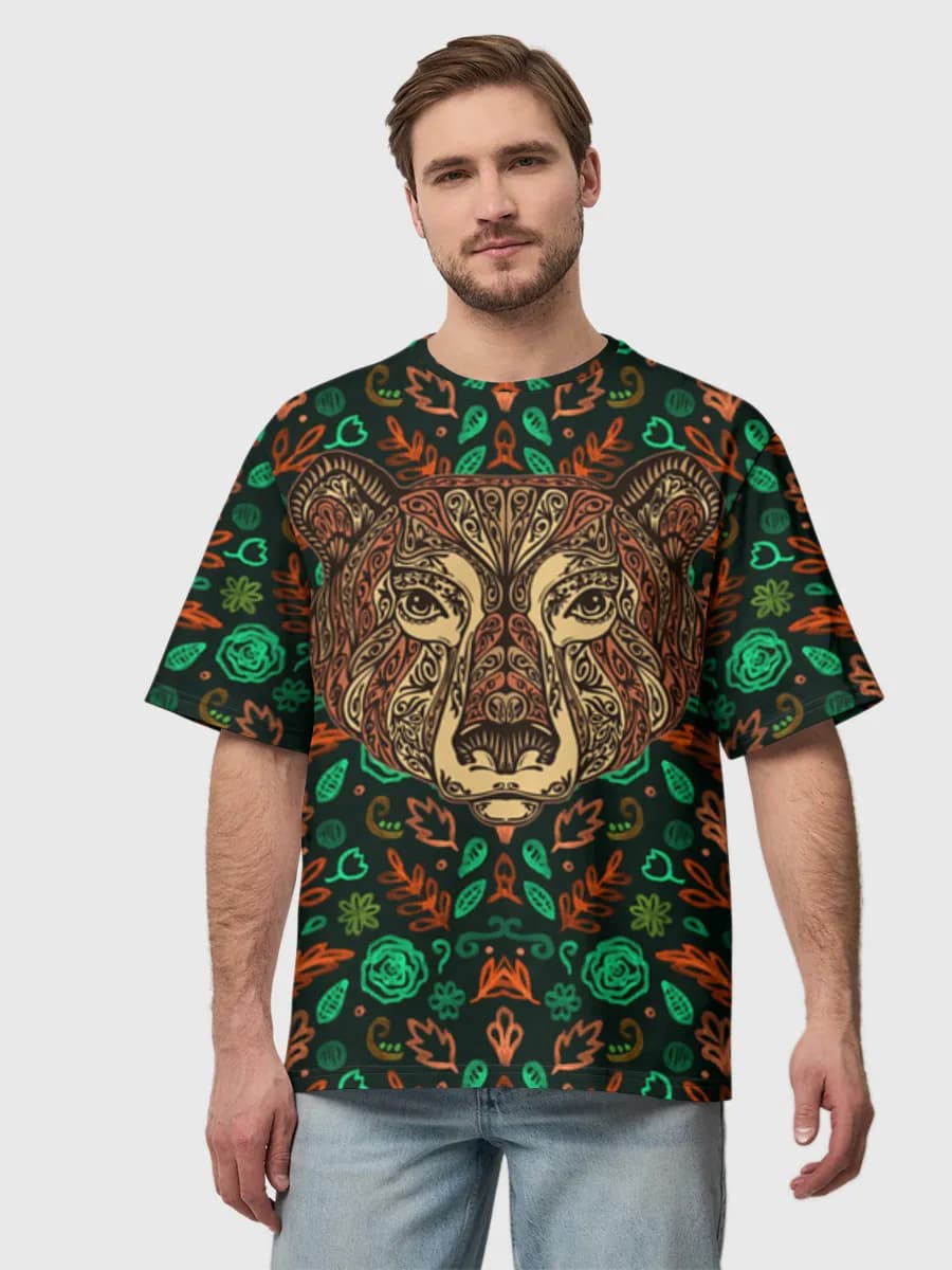 Men's oversized cotton T-shirt