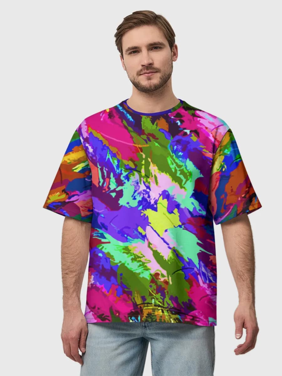 Men's oversized cotton T-shirt