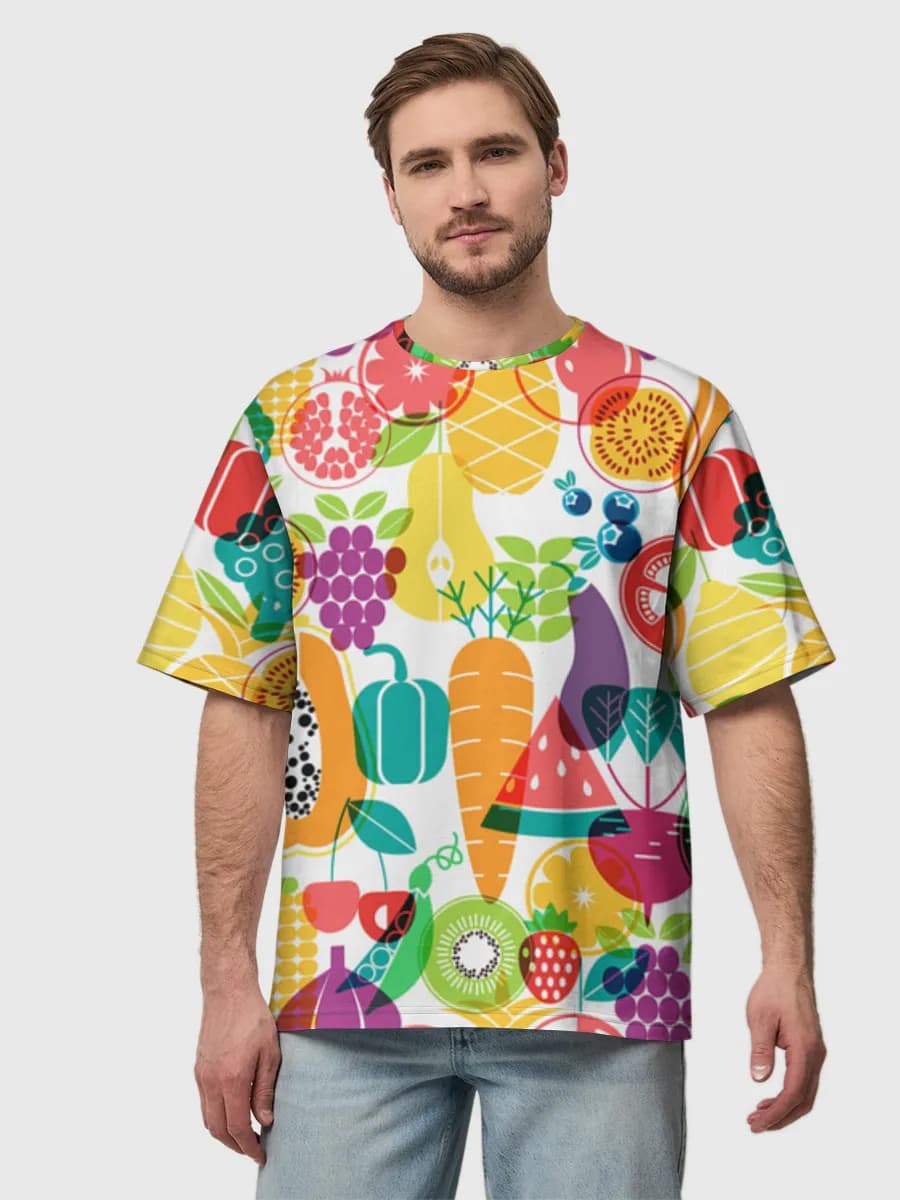 Colorful Fruit And Veggies